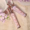 Flower Knows Violet Strawberry Rococo Glowy Lip Gloss-Moisturizing Tinted Lip Plumper Oil-Hydrating Glitter Lip Makeup for Girls&Women-Vegan & Cruelty-Free-0.12 Fl Oz,1 Count (G02 Rasberry Booze)