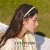 EVITA PERONI Silk Headband Thin Headbands for women Satin Headbands Non Slip and Comfortable Headbands for Women-Olive Green