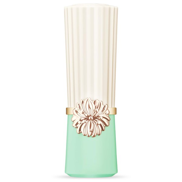 Paul & Joe Lipstick Case 01, Case Only, Refillable Makeup Lipstick Cases Pink and Red Lipstick Refills, Chic Addition to a Lipstick Holder, Light Green with Iconic Chrysanthemum Motif