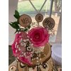 3 Pcs Mr&Mrs Toppers Natural Wood Cake Decoration Chic Rustic Wedding Mr Mrs Letter for Couple Sweetheart Party Anniversary Birthday