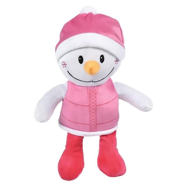 The Dreidel Company Christmas Winter Jacket Plush Animal Assortment, 8" Inch Plush Stuffed Animals, Super Soft and Cuddly Toy, Classroom and Home Decorations, Boys and Girls, Winter Snowgirl
