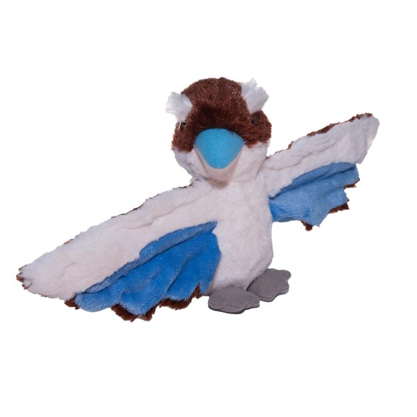 Wild Republic Huggers Kookaburra, Stuffed Animal, 8 Inches, Slap Bracelet, Plush Toy, Fill is Spun Recycled Water Bottles