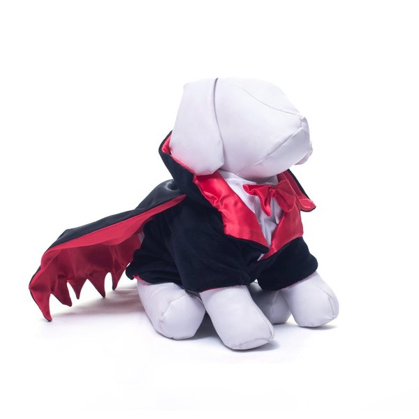 Casual Canine Polyester 16-Inch Dogicula Dog Costume, Medium