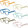 Kerecsen Reading Glasses 6 Pack Great Value Quality Readers Spring Hinge Color Glasses (6 Pairs MIx Color, 1.50)