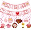 Happy Mother's Day Banner Decorations for Party Mom Banner with Mothers Day Hanging Decorations Mothers Day Party Decorations Supplies Happy Mothers Day Decor