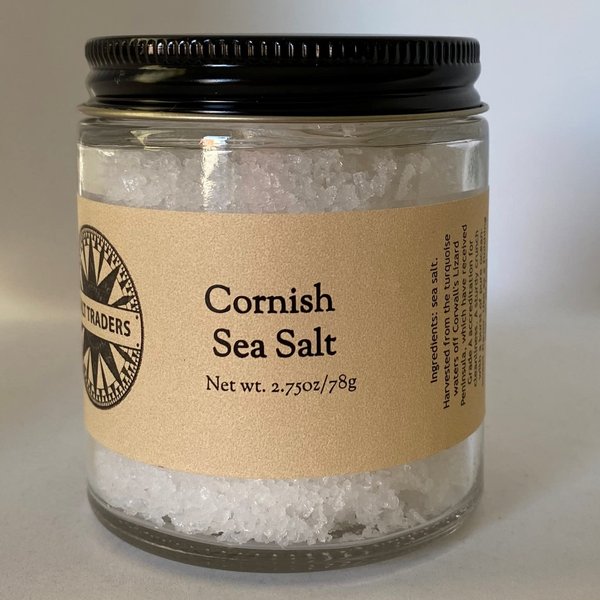 Salt Traders Cornish Sea Salt - 2.75 oz Net Wt. (Glass Jar)