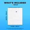 figg Vacuum Compression Storage Bags 6 Pack - XXL (39.37 x 31.49 in)* - Vacuum seal bags for Clothes, Clothing, Comforters, Blankets, Pillows, Towels and much more
