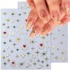 Shiny Moon Star Nail Stickers for Nail Art 3D Glitter Crystal Nail Decals Gold Silver Nail Art Stickers Self-Adhesive Luxury Rhinestones Stars Charms Nail Design Stickers for DIY Nail Supplies Women