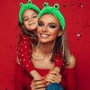 YARIEW Frog Ears Headband Plush Animal Ears Headband Frog Headband Spa Face Wash Headband Cute Ears Head Band Frog Costume Party Hair Accessories for Adult Women Kids