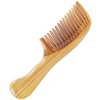 Onedor Handmade 100% Natural Green Sandalwood Hair Combs - Anti-Static Sandalwood Scent Natural Hair Detangler Wooden Comb (Wide Tooth)