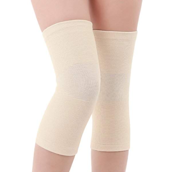 1 Pair Cotton Knee Compression Sleeves Knee Support for Joint Pain Arthritis Pain Relief, Elastic Knee Brace for Sports, Fits Men Women
