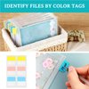 Caydo 36PCS 6x6inch Scrapbook Paper Storage, with 60PCS Sticky Index Tabs for Holding Scrapbook Paper, Cardstock, Vinyl Sheets