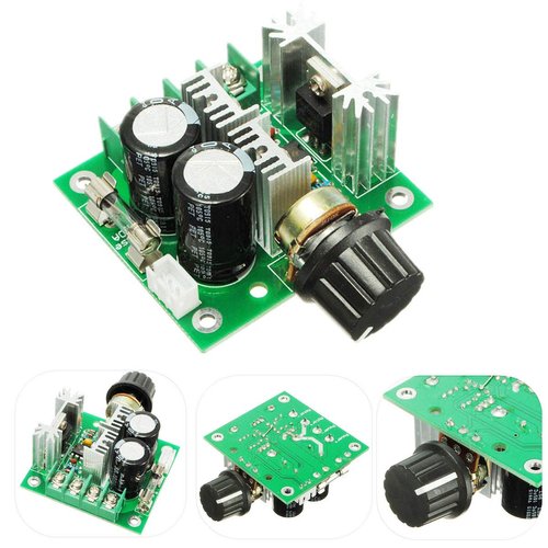 HiLetgo 12V~40V 10A PWM DC Motor Speed Control Switch Controller Voltage Regulator Dimmer for Arduino