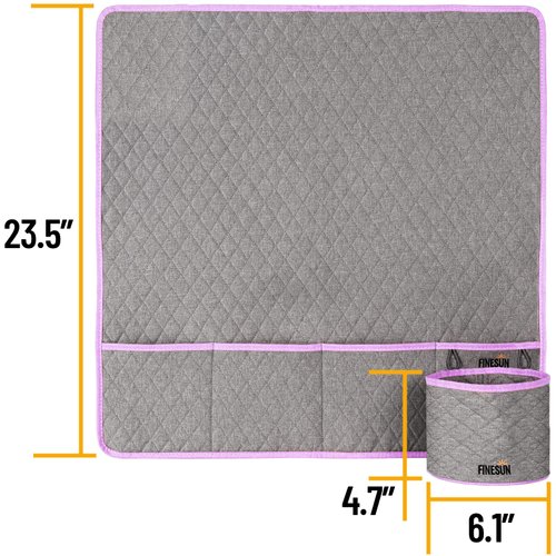 FINESUN Sewing Machine Pad,for Brother, Singer, Bernina and Most Machines (purple)