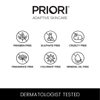 PRIORI Skincare DNA Intense Recovery Face Cream, Repair, Protect, Hydrate, Soothe, Vitamin C Moisturizer, Hyaluronic Acid, Butterfly Bush, Blue Light Protection 1.7 fl oz