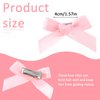 30PCS Bow Hair Clips Satin Mini Bowknot Barrettes Non-Slip Ribbon Hairpins Kawaii Claw Clip Small Pins Metal Sweet Hairstyle Accessorie for Women Girl Toddlers(pink+black+white)