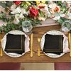 Gift Boutique 100 Gold and Black Cocktail Beverage Napkins 3 Ply Metallic Gold Foil Trim Stripe Disposable Paper Dessert Napkin for Wedding Holiday Baby Shower Graduation Party Supplies Decorations