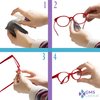 GMS Optical® 1.8 Reg Thick / 13mm Short Length - Kids Small Adhesive Anti-Slip Contoured Silicone Eyeglass Nose Pads - Perfect for Kid Glasses and Smaller Frame (5 Pair - 2 Pair)(10 Pair Total)(Clear)