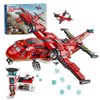RiceBlock City Fire Rescue Plane Building Sets, Suitble for Kids and Fans of Firefighter Toys, Fun Birthday Idea for Boys and Girls Ages 6+, Compatible with Lego (691pcs)