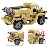 General Jim's Military Brick Building Set - WW2 Army Water Tanker Truck Vehicle Building Blocks Model Perfect for World War 2 and Brick Enthusiasts Including Teens and Adults