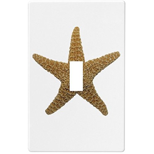 Starfish Nautical Wallplate Decorative Switch Plate Cover (1 Gang - Single to.