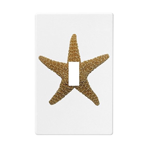 Starfish Nautical Wallplate Decorative Switch Plate Cover (1 Gang - Single to.