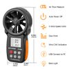 Pro HVAC Anemometer, AP-866A CFM Meter with USB Connect to PC, Air Flow Meter Measure Wind Temperature/Speed Wind chill with MAX/MIN/AVG, Backlight LCD Display for Sailing, HVAC with USB Sync to PC