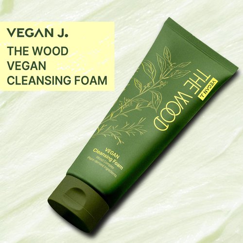 Vegan J. The Wood Vegan Cleansing Foam | Cleans 99.37% Impurities | Vegan Certified - 50ml