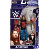 Mattel ​AJ Styles WrestleMania Elite Collection Action Figure with entrance shirt & Vince McMahon Build-A-Figure Pieces, 6-in / 15.24-cm Posable Collectible Gift for Fans Ages 8 Years Old & Up