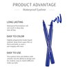 Kyannkara Liquid Eyeliner Colorful Matte Glitter Neon Eyeliner Pencil Pigmented Smudgeproof Long Last Gel Eye Liner（Q07）