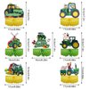 7pcs Tractor Honeycomb Table Centerpieces, Farm Tractor Birthday Party Decorations Supplies Farm Animal Tractor Themed Honeycomb Centerpieces Decor for Farmhouse Kids Baby Shower