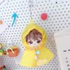 niannyyhouse 10cm~15cm Plush Doll Clothes Raincoat Dolls Dress Up Pendant (Yellow)