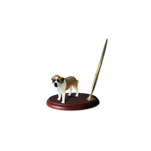 Conversation Concepts Saint Bernard Pen Holder (Smooth Coat)