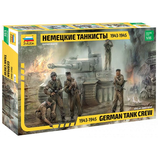 Zvezda Models 1943-1945 German Tank Crew