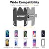 Homeet Motorcycle Phone Mount for Rearview Mirror, Metal Motorbike Phone Holder Smartphone Holder Mount 360° Rotation Adjustable, Universal for 6mm-10mm Diameter Scooter Motorcycle Mirror