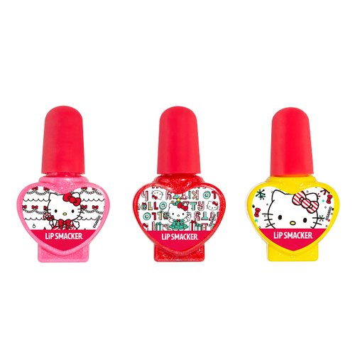 Lip Smacker Holiday Hello Kitty Nail Polish Trio Gift For Girls