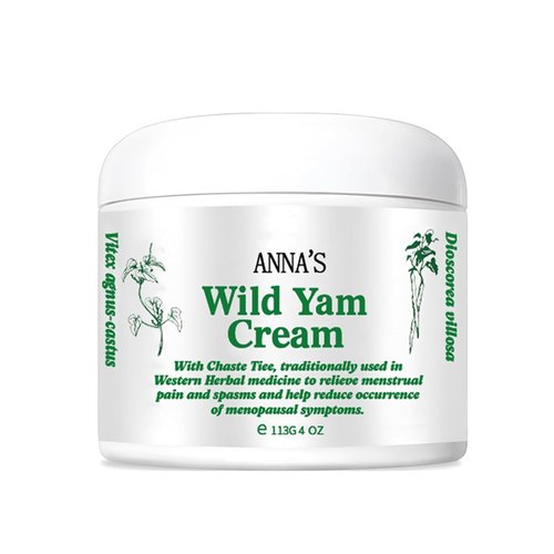 Anna's Organic Wild Yam Cream, Wild Yam Cream Body Moisturizer for All Skin Types