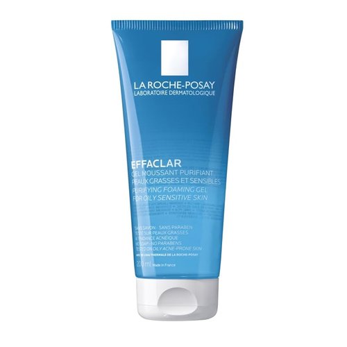 La Roche-Posay Effaclar Purifying Foaming Gel Cleanser for Oily Skin, Daily Face Wash to Remove Excess Oil and Impurities, Oil Free and Soap Free