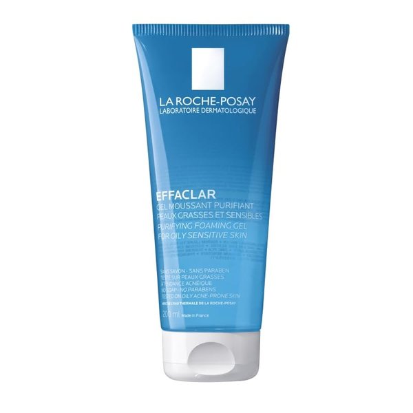 La Roche-Posay Effaclar Purifying Foaming Gel Cleanser for Oily Skin, Daily Face Wash to Remove Excess Oil and Impurities, Oil Free and Soap Free
