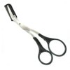 1PCS Black Professional Stainless Steel Eyebrow Grooming Shear Scissors with Plastic Comb(Detachable) Eyebrow Eyelash Hair Removal Shaper Shaping Tool Makeup Beauty Accessories for Men and Women