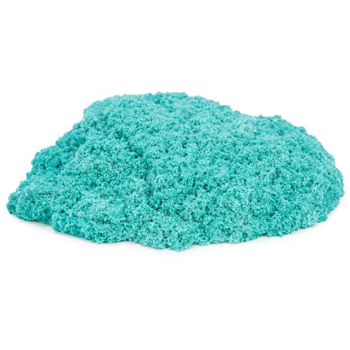 Kinetic Sand, Twinkly Teal 2lb Bag of All-Natural Shimmering Play Sand for Squishing, Mixing and Molding, Sensory Toys for Kids Ages 3 and up