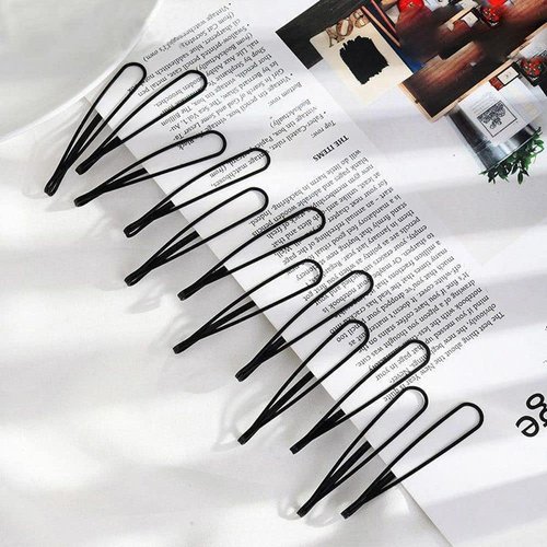 Tustao 12 Pcs Vintage Hair Pins Mini Black Bobby Pins Fashion BB Clip Invisible Bangs Clip Small Bobby Pins for Women and Girls Decorative Wedding Dainty Accessories Headwear