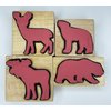 Wildlife Silhouette Rubber Stamps