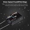 Radiolink R8FG V2.1 8CH Gyro Receiver, 2.4GHz 600m Long Range Control Voltage Telemetry, Water-Splash RX for RC Remote Controller RC8X/RC6GS V3/RC4GS V3 RC Crawler Car Boat