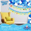 Treasures Gifted Officially Licensed Peppa Pig Birthday Banner - Peppa Pig Happy Birthday Banner - Peppa Pig Birthday Party Supplies, Peppa Pig Banner