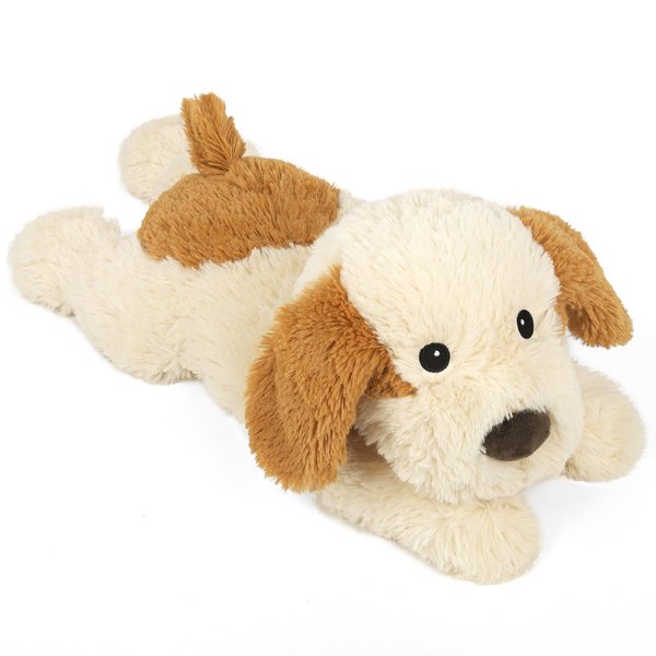 Cuckool Puppy Stuffed Animals, Microwavable Stuffed Animals Heating Pad for Cramps, Pain Stress Relief, Heatable & Coolable Lavender Scented Dog Plush Toys for Anxiety, Women & Kids Bedtime