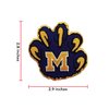 Michigan Embroidered Sew on Patch - Iron on Patches for Animal Lovers, Indian Wildlife Lovers - Environment Emblem for Jackets, Jeans, Backpacks, Hats and Shirts
