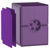 MIXPOET Purple Deck Box for MTG Cards, Trading Card Storage Box with 2 Dividers per Holder, Holds up to 110 Cards