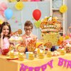 25pcs Pizza 4th Birthday Party Supplies, Pizza Night Cupcake Food Picks Decorations, Pizza Theme Happy Birthday Cupcake Toppers Baby Shower Kids Decoration (4th)