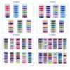 TGANNYOCR 72 Colors Nail Pigment Powder Luminous Iridescent Powder Podwer High-Gloss Halo Pearlescent Nail Powder Pigment for Halloween Crafts Body Nail Art Paint